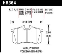HAWK HPS Brake Pad Sets