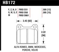 HAWK HPS Brake Pad Sets