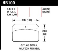 HAWK Blue 9012 Brake Pad Sets