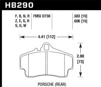 HAWK Blue 9012 Brake Pad Sets