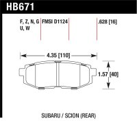 HAWK DTC-30 Brake Pad Sets