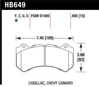 HAWK HPS Brake Pad Sets