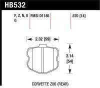 HAWK Ceramic Brake Pad Sets