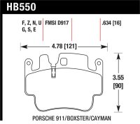 HAWK HPS Brake Pad Sets