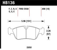 HAWK HT-10 Brake Pad Sets