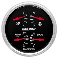 AM Designer Black Gauges