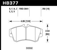 HAWK HPS Brake Pad Sets