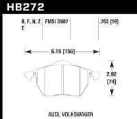 HAWK DTC-60 Brake Pad Sets
