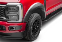 Bushwacker 20147-02 Black Extend-A-Fender Style Smooth Finish Front Fender Flares for 2023-2024 F...