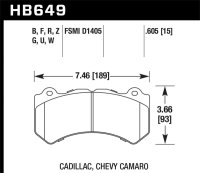 HAWK HPS 5.0 Brake Pad Sets