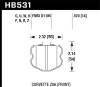 HAWK HPS 5.0 Brake Pad Sets