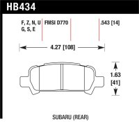 HAWK DTC-60 Brake Pad Sets