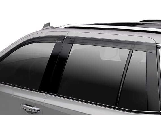 Auto Ventshade 894088 Low Profile Dark Smoke Ventvisor Side Window Deflector, 4-Piece Set for 21-...