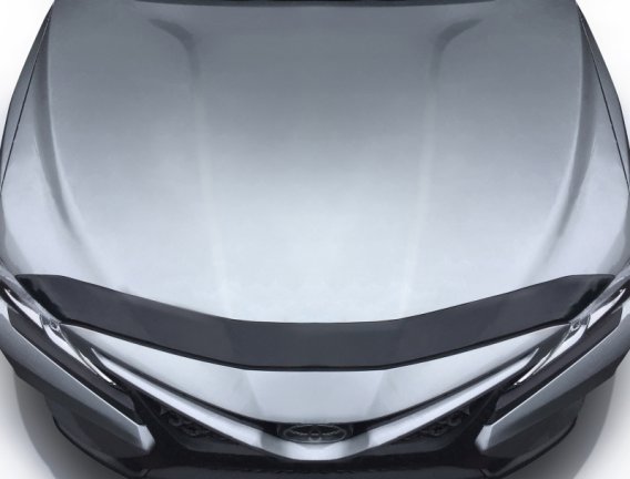 Auto Ventshade 320070 Aeroskin Flush Mount Dark Smoke Hood Protector for 2018-2022 Toyota Camry