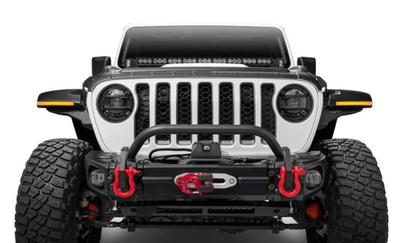 Bushwacker 14131 Black Trail Armor Hood Stone Guard for 18-23 Jeep Wrangler JL 2&4 Dr, 20-22 Glad...