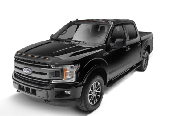Auto Ventshade 698096 Aerocab Marker Light, Black, fits 15-22 Ford F-150