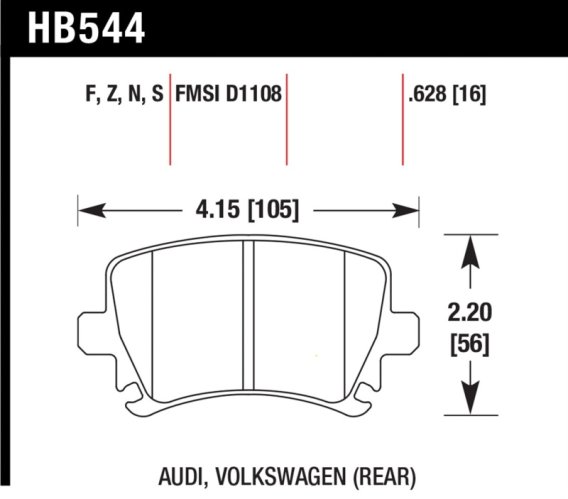 HAWK HP+ Brake Pad Sets
