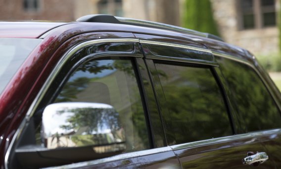 Auto Ventshade 794060 Ventvisor Low Profile Side Window Deflector with Chrome Trim, 4-pc set for ...