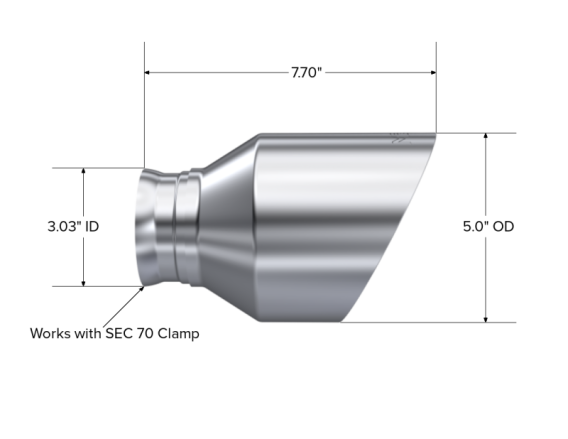 MBRP Univ Exhaust Tips SS