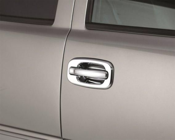 Auto Ventshade 685206 Chrome Door Handle Covers, 4-Door Set w/o Passenger Keyhole for 1999-2006 S...