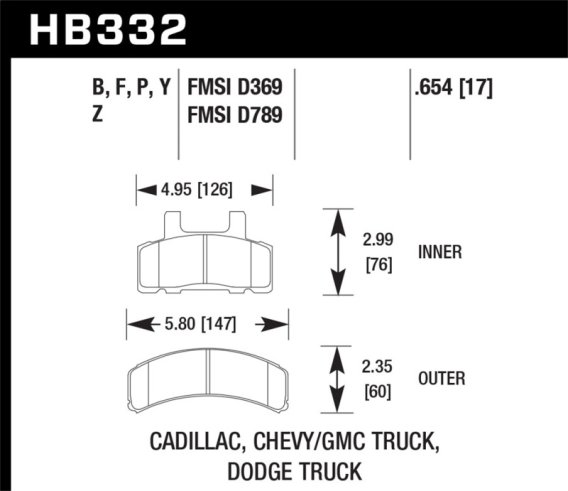 HAWK LTS Brake Pads