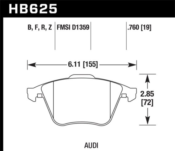 HAWK HPS Brake Pad Sets