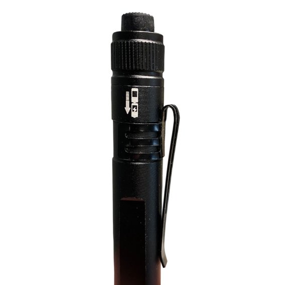 25-Pack 3-Mode Rechargeable LED 350-Lumen Mechanics Pencil Flashlight with 4x Zoom Projector Lens...