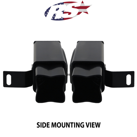 17-Present Ford F250-F450 Chrome Series Bolt On Hitch Bar Reverse Light Kit