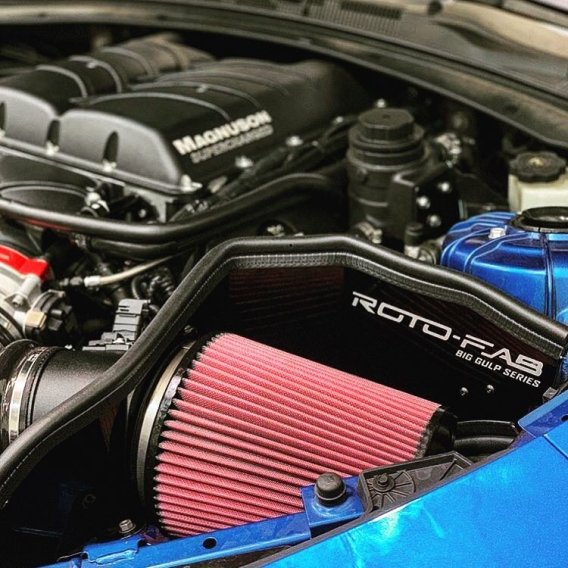 2016-24 Camaro SS With Heartbeat Supercharger Big Gulp Series Cold Air Intake 