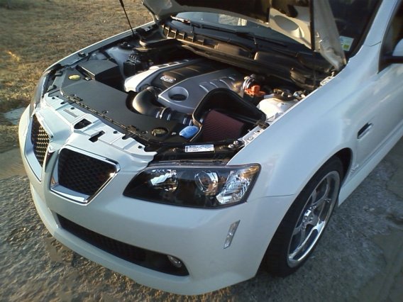 2008-09 Pontiac G8 V8 Radiator Cover Texture Black 