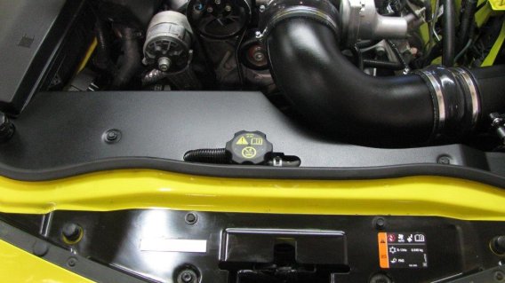 2010-11 Camaro SS Radiator Cover Texture Black