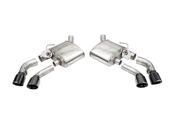 2.75 Inch Axle-Back Exhaust with Dual Mode NPP; Dual Rear Exit with Twin 4.0 Inch Pro Series Tips...