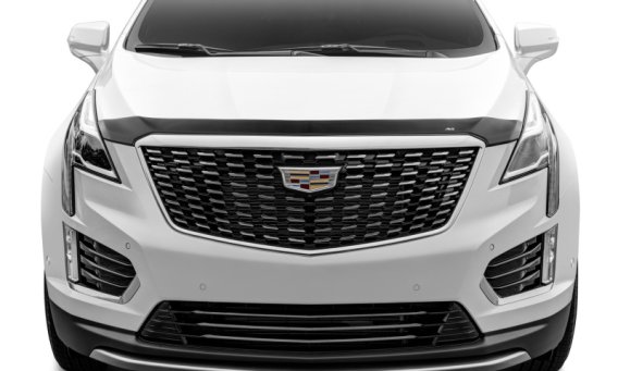 Auto Ventshade 322133 Aeroskin Flush Mount Dark Smoke Hood Protector for 2017-2022 Cadillac XT5
