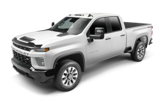 Auto Ventshade 322187 Aeroskin Smoke Flush Mount Hood Protector for 2020-2024 Chevrolet Silverado...
