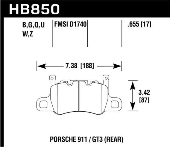 HAWK Ceramic Brake Pad Sets