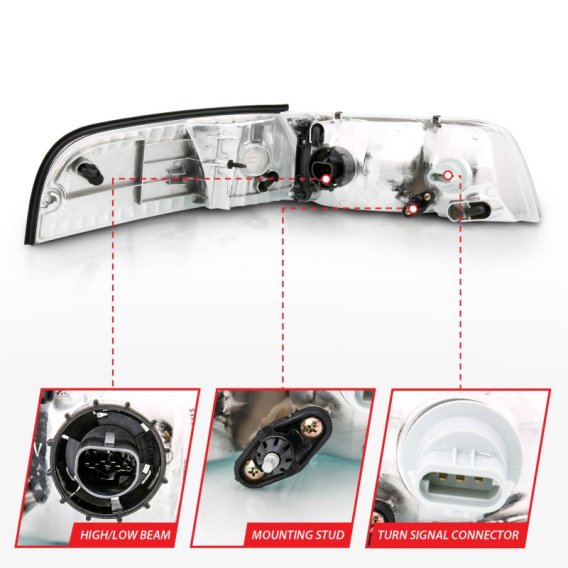 ANZ Crystal Headlights