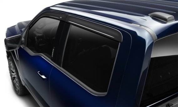 Auto Ventshade 894044 Low Profile Dark Smoke Ventvisor Side Window Deflector, 4-Piece Set for 15-...