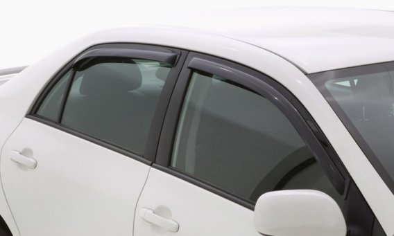 Auto Ventshade 194194 In-Channel Ventvisor Side Window Deflector, 4-Piece Set for 2010-2018 Ford ...