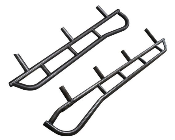 Toyota Pickup Rock Sliders 60.0 Inch Black Powdercoat without Fill Plates 84-95 Toyota Pickup Sta...