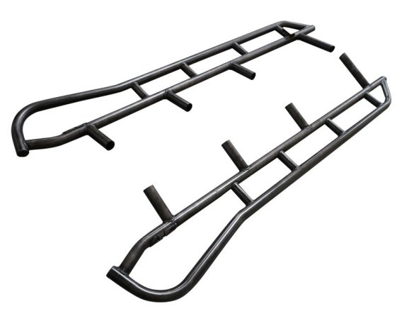 Toyota Pickup Rock Sliders 60.0 Inch Black Powdercoat without Fill Plates 84-95 Toyota Pickup Sta...