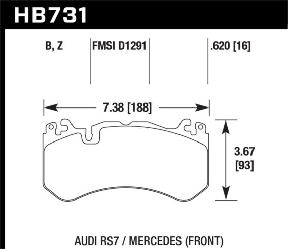 HAWK HPS 5.0 Brake Pad Sets