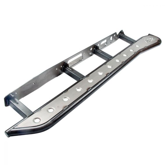 Tacoma APEX Rock Sliders Bare with Fill Plates 05-Present Toyota Tacoma Access Cab Long Bed/Doubl...
