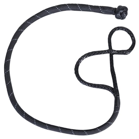 Abrasion Resistant Rope Shackle 12mm 45000 Lbs Breaking Strength 20 Inch Diameter Loop Reflective...