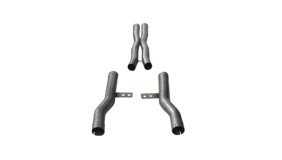 2.75 Inch Resonator Delete 17-18 Challenger 6.4L 2.75 Inch 3.5 Inch Kit Corsa Performance