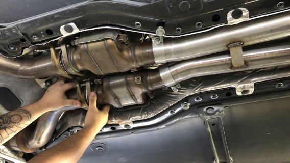 3.0 Inch Cat Connect X-Pipe 14-19 Chevrolet Corvette Corsa Performance