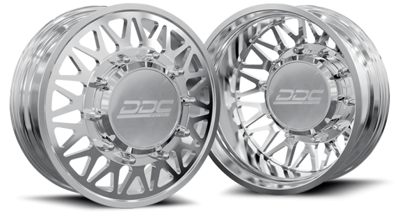 Dually Wheels The Mesh Forged 20x8.25 10x225 Polished 05-10 Ford 15-25 F-450/F-550 Dodge Ram 08-2...