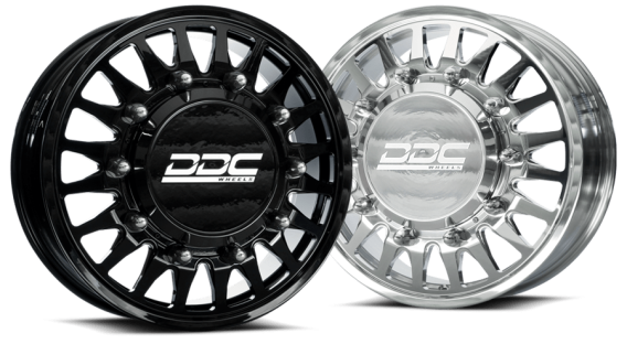 Dually Wheels The Spoke Forged 22x8.25 10x225 Gloss Black 05-10 Ford 15-25 F-450/F-550 Dodge Ram ...