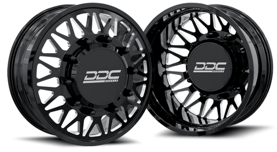 Dually Wheels The Mesh Forged 24x8.25 10x225 Polished 05-10 Ford 15-25 F-450/F-550 Dodge Ram 08-2...