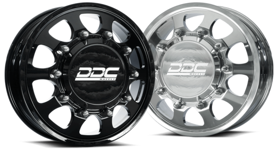 Dually Wheels The Shield 20x7.75 10x225 Polished 05-10 Ford 15-25 F-450/F-550 Dodge Ram 08-25 450...