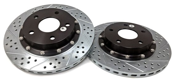 Brake Rotor 12 Inch 88-96 Chevy Corvetter W/12 Inch Front Rotors Body EradiSpeed+ Rotor Upgrade B...